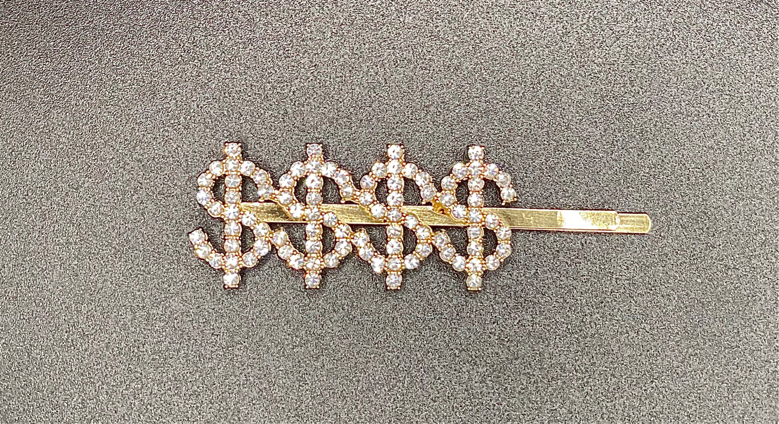 Sparkly Rhinestone Hair Clips