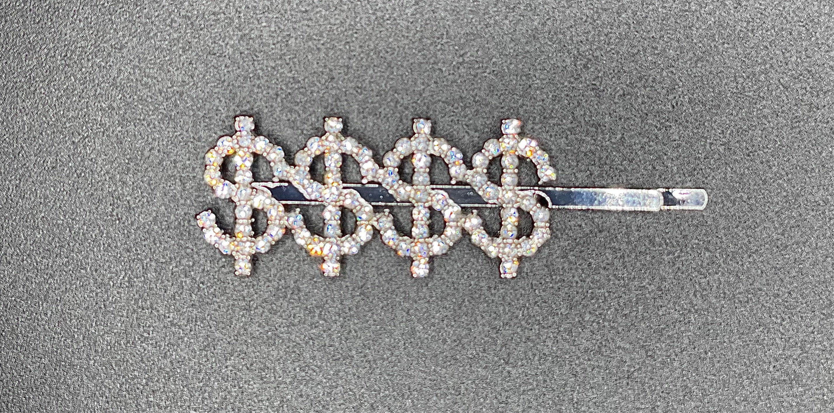 Sparkly Rhinestone Hair Clips